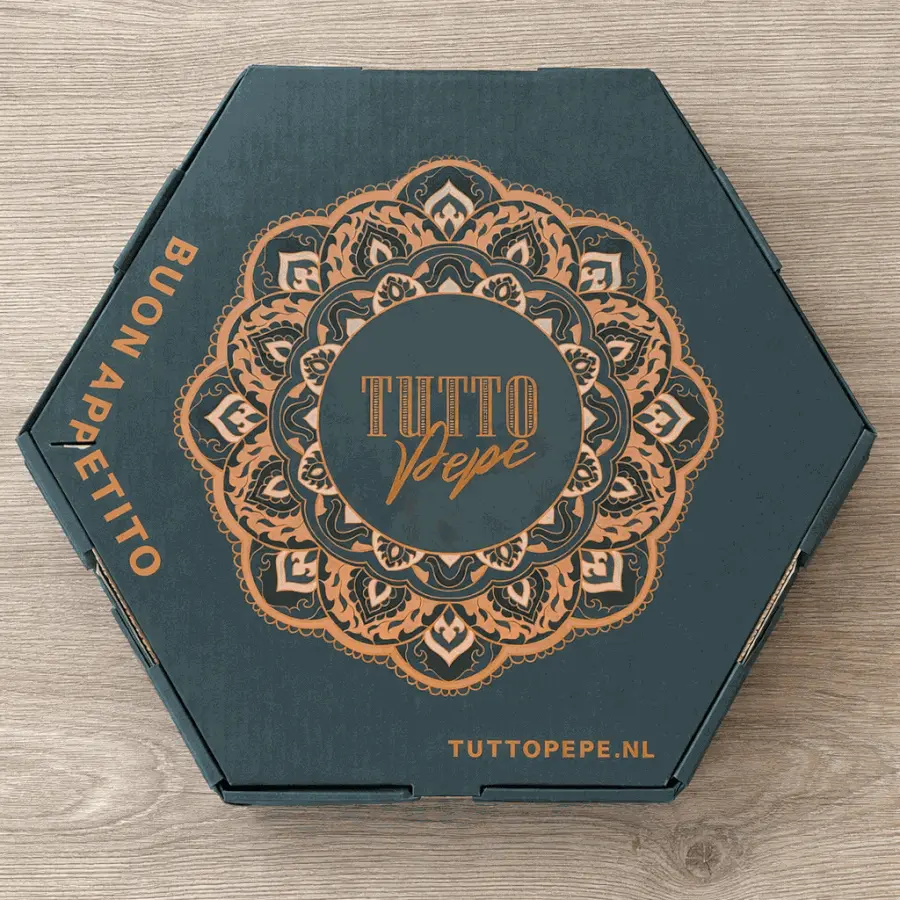 Take Away pizzabox - Afhalen Tutto Pepe in Baarn